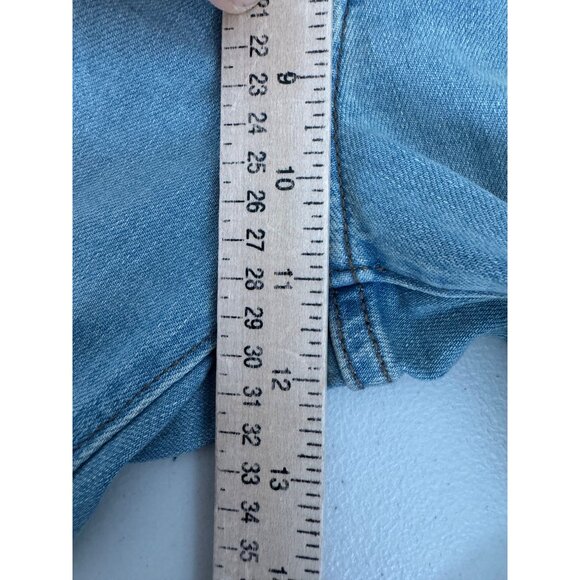 wrangler Retro Trumpet flare jeans light denim distressed western 90s sz 29x34 - Picture 6 of 12